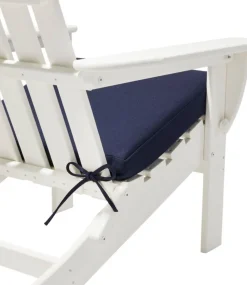 Online L.L.Bean "Adirondack Chair Seat Textured Cushion" Navy