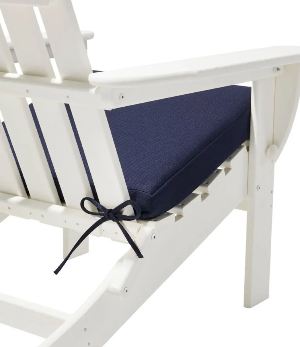 Online L.L.Bean "Adirondack Chair Seat Textured Cushion" Navy