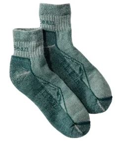 Hot L.L.Bean "Adults' Cresta Wool Lightweight Hiking Socks, Quarter-Crew"