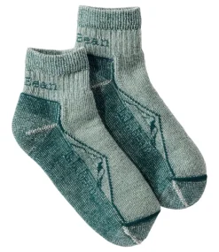 Discount L.L.Bean "Adults' Cresta Wool Midweight Hiking Socks, Quarter-Crew"