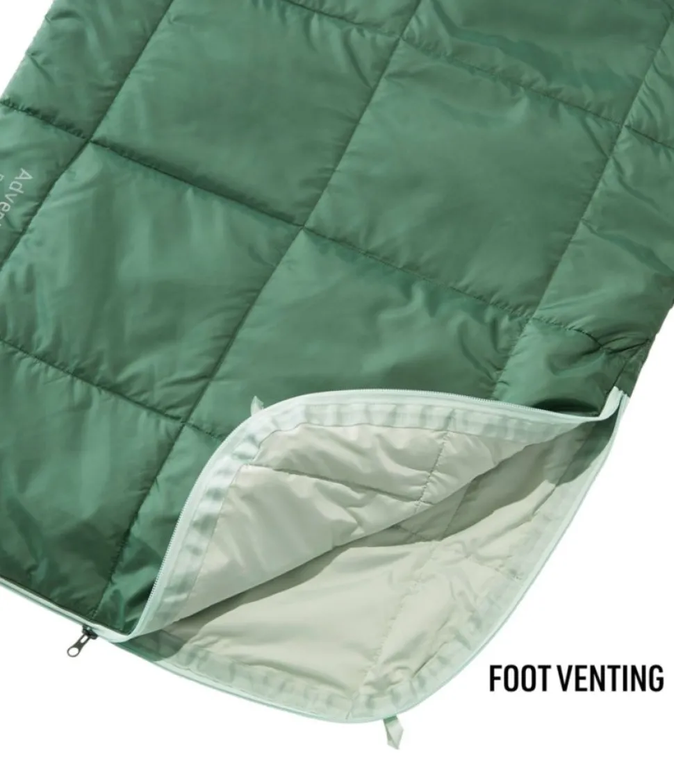Best L.L.Bean "Adults' Adventure 50 Sleeping Bag" CampGreen
