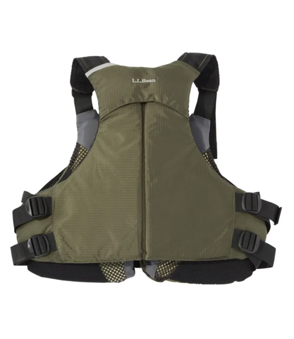 Online L.L.Bean "Adults' Guide Fishing PFD" OliveGreen