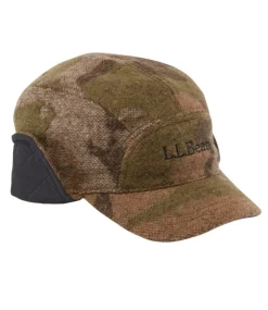 Cheap L.L.Bean "Adults' Maine Guide Wool Cap with PrimaLoft, uflage" Camo