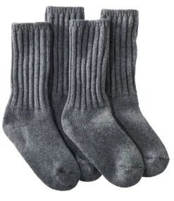 Hot L.L.Bean "Adults' Merino Wool Ragg Socks, 10" Two-Pack"