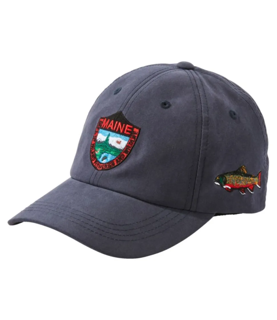 Online L.L.Bean "Adults' MIF&W Baseball Cap, Brook Trout" Blue