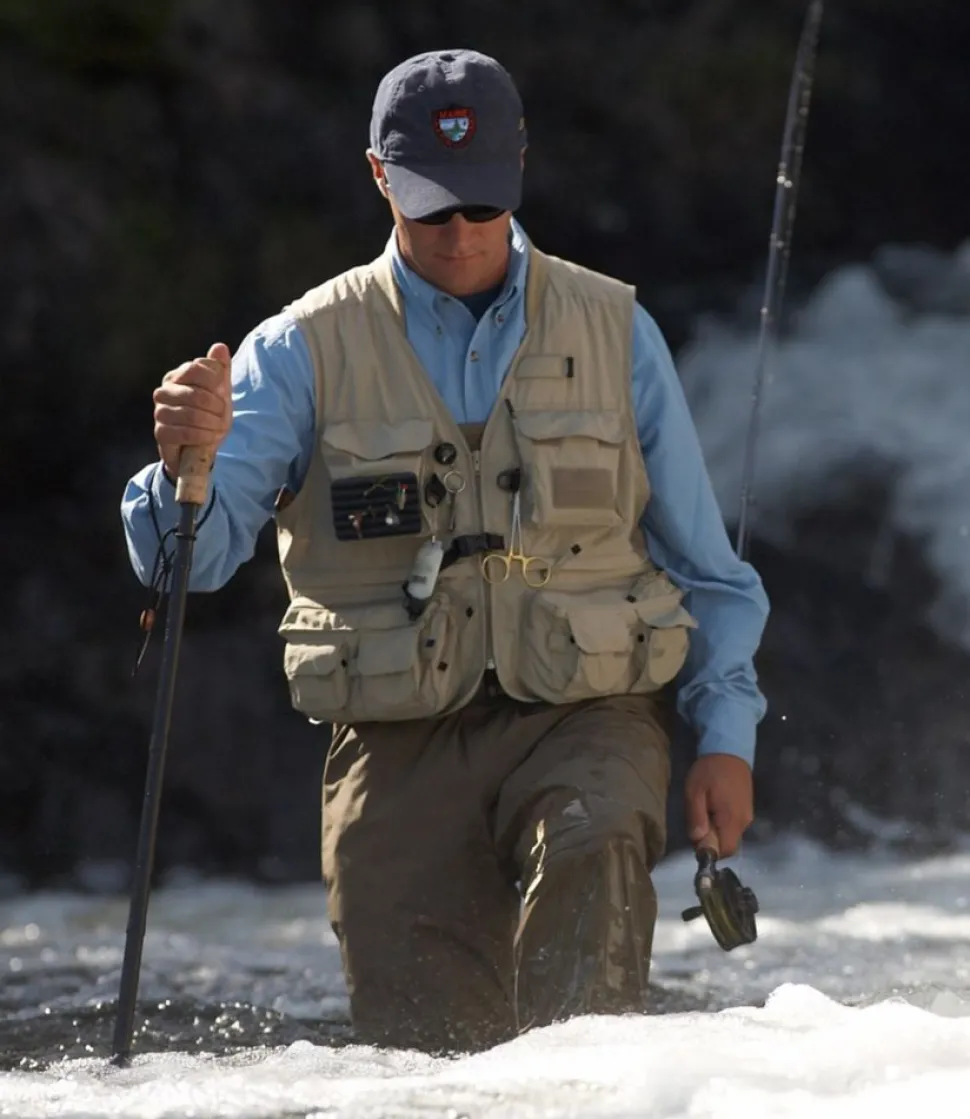 Online L.L.Bean "Adults' MIF&W Baseball Cap, Brook Trout" Blue