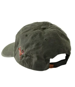Fashion L.L.Bean "Adults' MIF&W Waxcloth Hat, White-Tailed Deer" ForestGreen