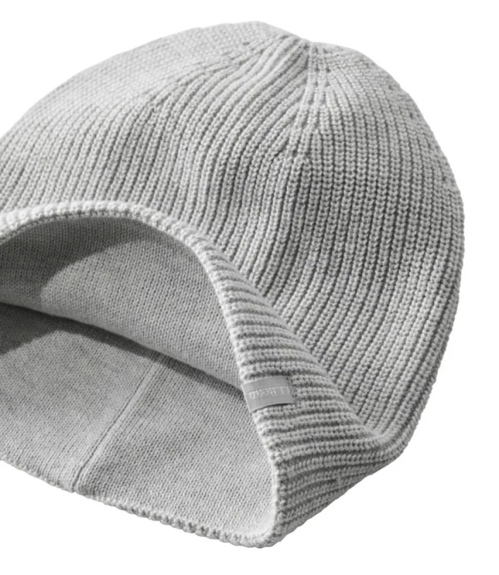 New L.L.Bean "Adults' 3-Season Cotton Beanie"