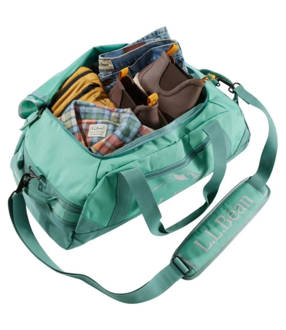 Discount L.L.Bean "Adventure Duffle, Medium, 35L, Mountain Logo"