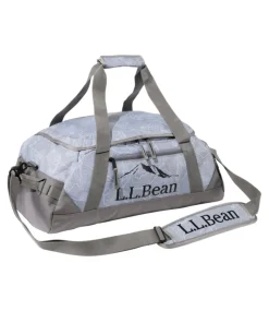 Fashion L.L.Bean "Adventure Duffle, Medium, 35L, Mountain Logo, Print"