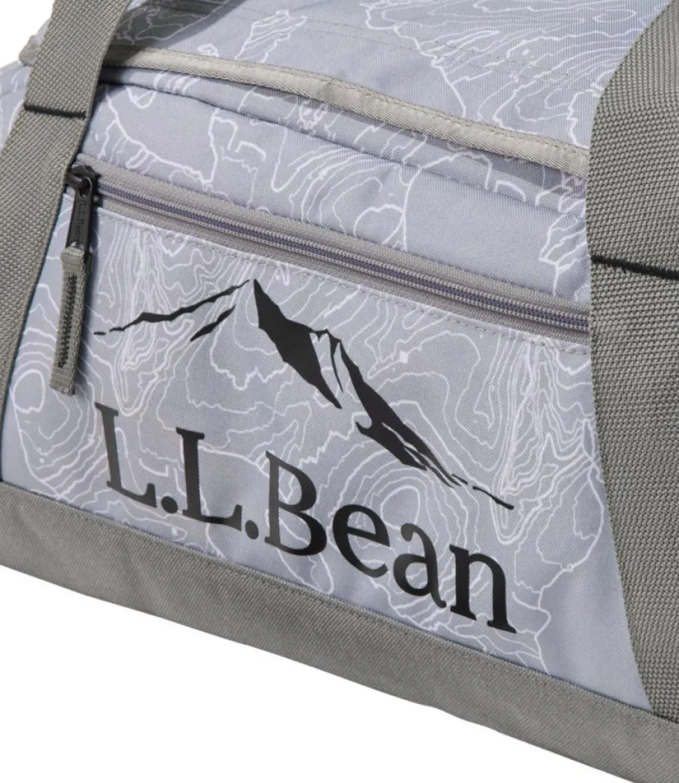 Fashion L.L.Bean "Adventure Duffle, Medium, 35L, Mountain Logo, Print"