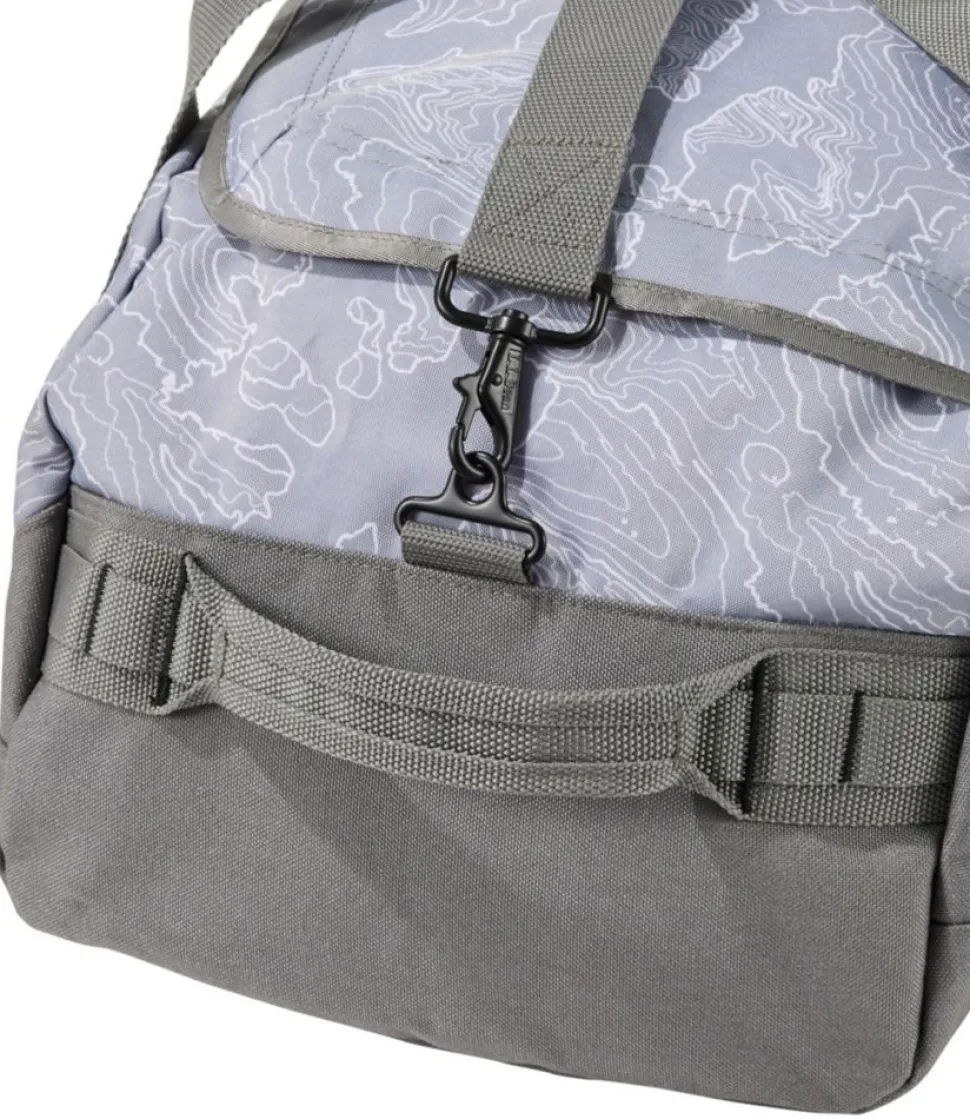 Fashion L.L.Bean "Adventure Duffle, Medium, 35L, Mountain Logo, Print"