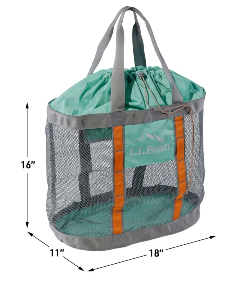 New L.L.Bean "Adventure Mesh Gear Tote"