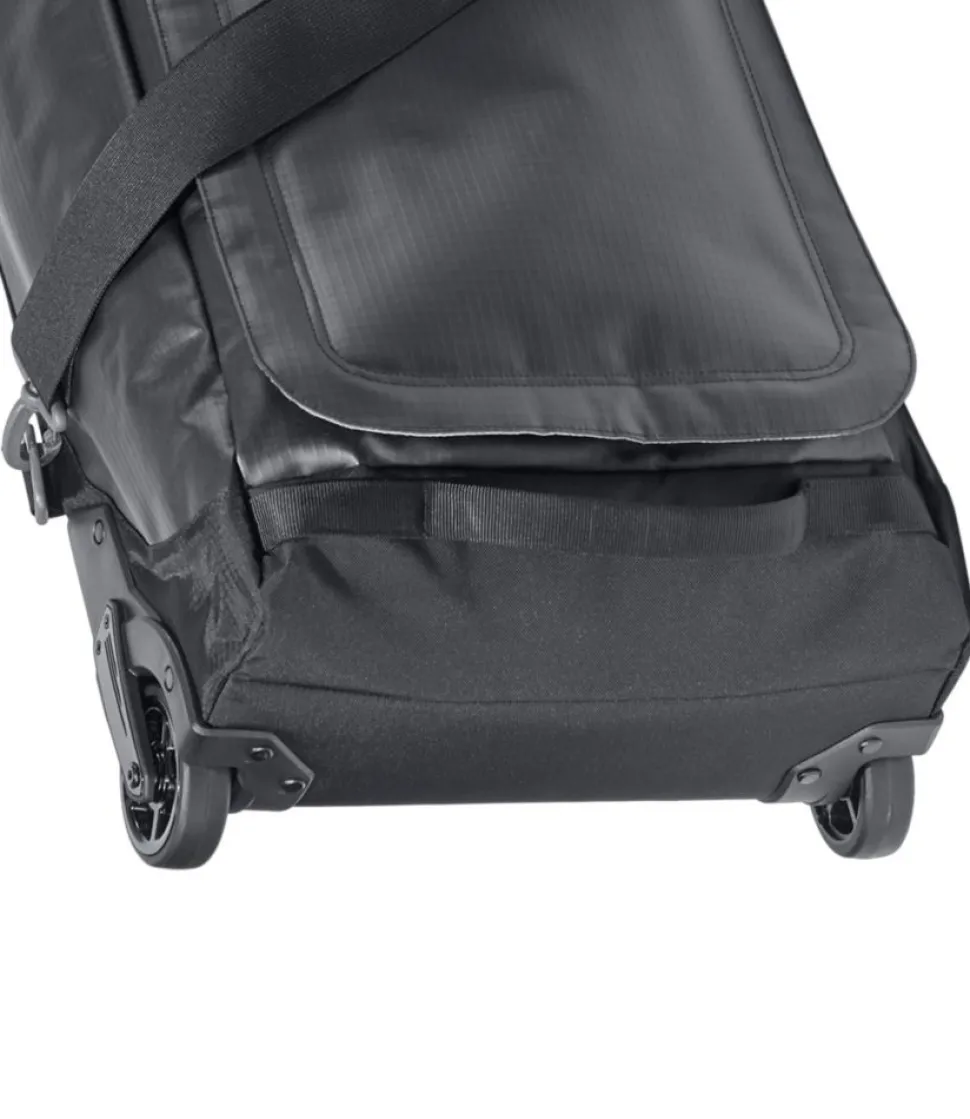 New L.L.Bean "Adventure Pro Rolling Ski Bag Double" Black