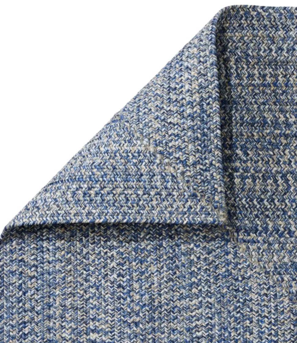 Outlet L.L.Bean "All-Weather Braided Rug, Concentric Pattern Rectangular"