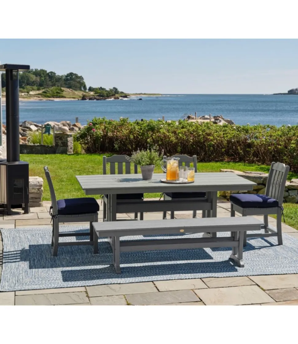 Outlet L.L.Bean "All-Weather Braided Rug, Concentric Pattern Rectangular"