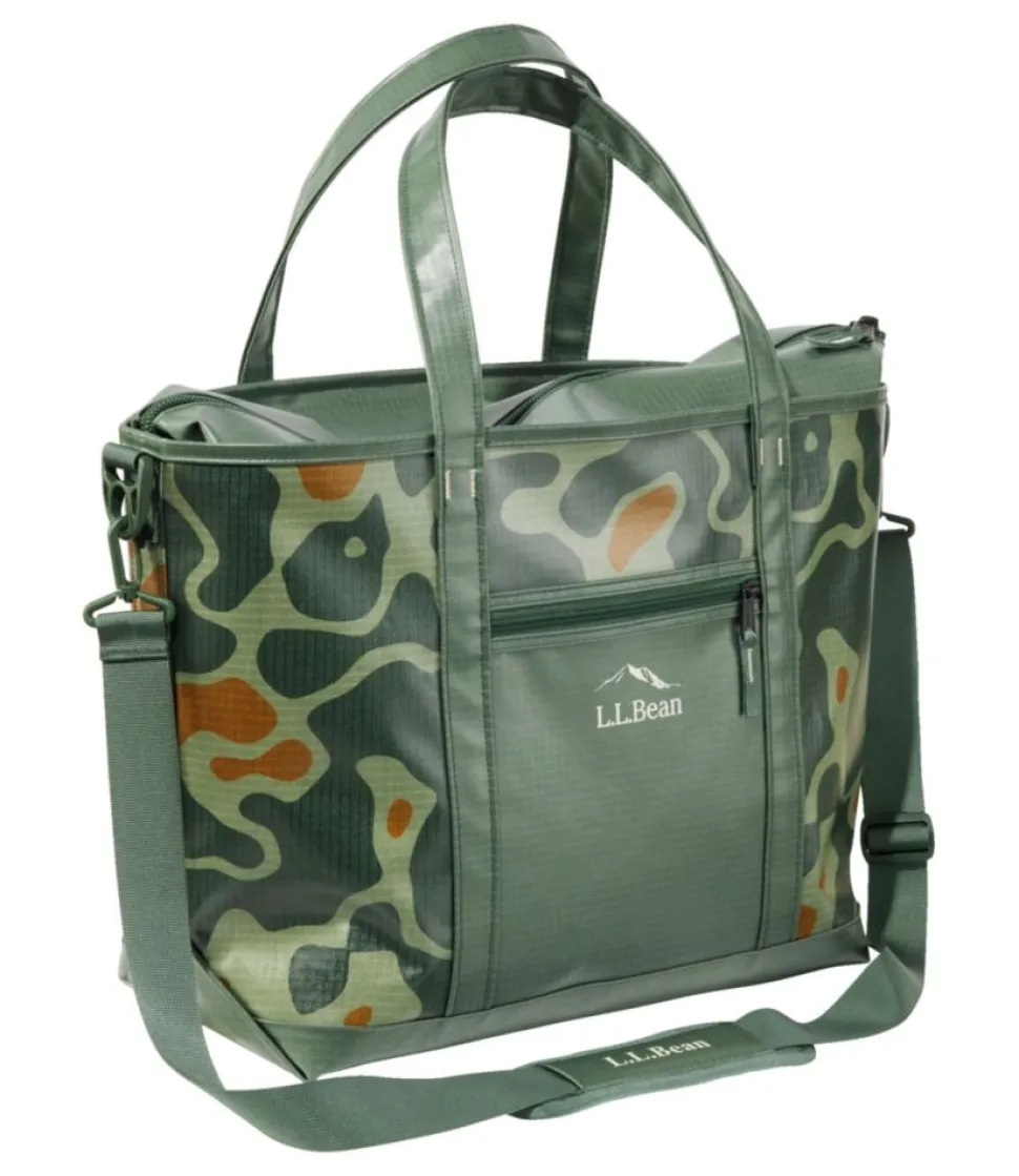 Clearance L.L.Bean "Angler's Lightweight Tote, Print" BayLeafTopo