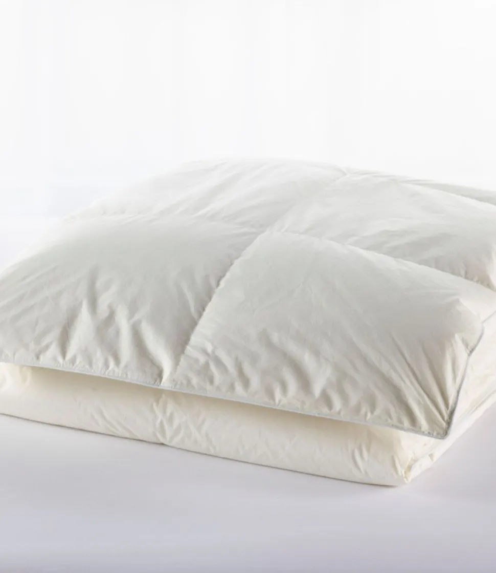 Shop L.L.Bean "Baffle Box Stitch Goose Down Comforter, Warmer" Cream