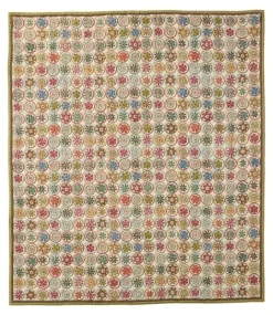 Discount L.L.Bean "Blooming Circles Quilt Collection" MultiColor