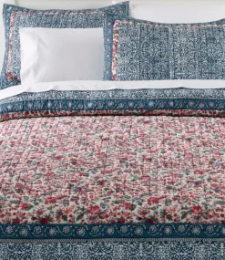 Flash Sale L.L.Bean "Border Floral Quilt Collection" Multi