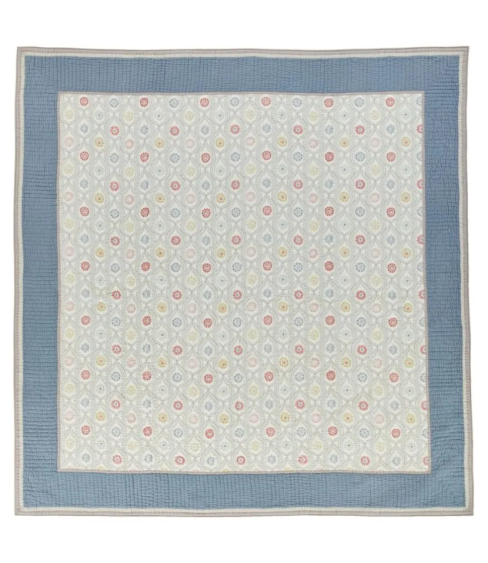 Best Sale L.L.Bean "Botanical Border Quilt Collection" Multi