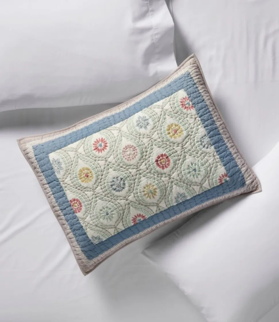 Best Sale L.L.Bean "Botanical Border Quilt Collection" Multi