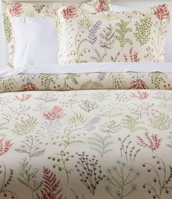 Discount L.L.Bean "Botanical Floral Flannel Comforter Cover Collection" BotanicalFloral