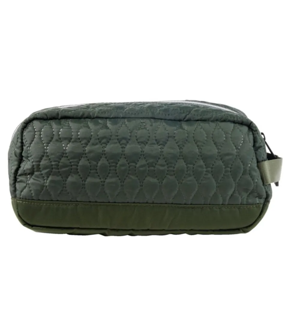 Best Sale L.L.Bean "Boundless Quilted Toiletry Kit" DarkMarineBlue