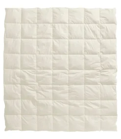 Store L.L.Bean "Box-Stitch Goose Down Comforter, Warm" Cream