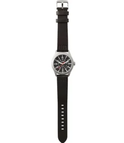 Shop L.L.Bean "Casco Bay Self-Illuminating Field Watch. 40mm" Black