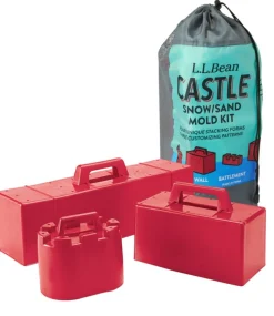 Best Sale L.L.Bean "Castle Snow/Sand Mold Kit" Red