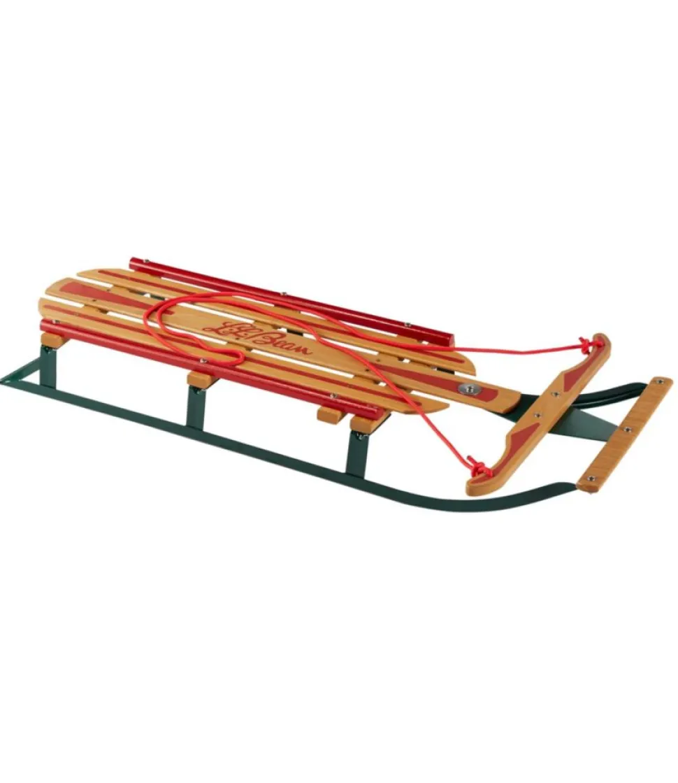 Store L.L.Bean "Dash Runnered Sled" Natural/Red