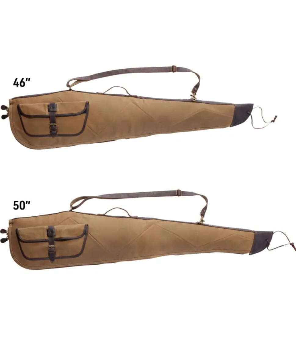 Shop L.L.Bean "Double L Waxed Cotton Rifle Case" MapleBrown