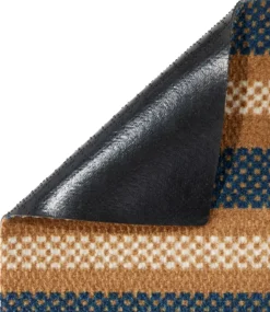 Best L.L.Bean "Duracoir Doormat, Nautical Stripe" Natural/Indigo
