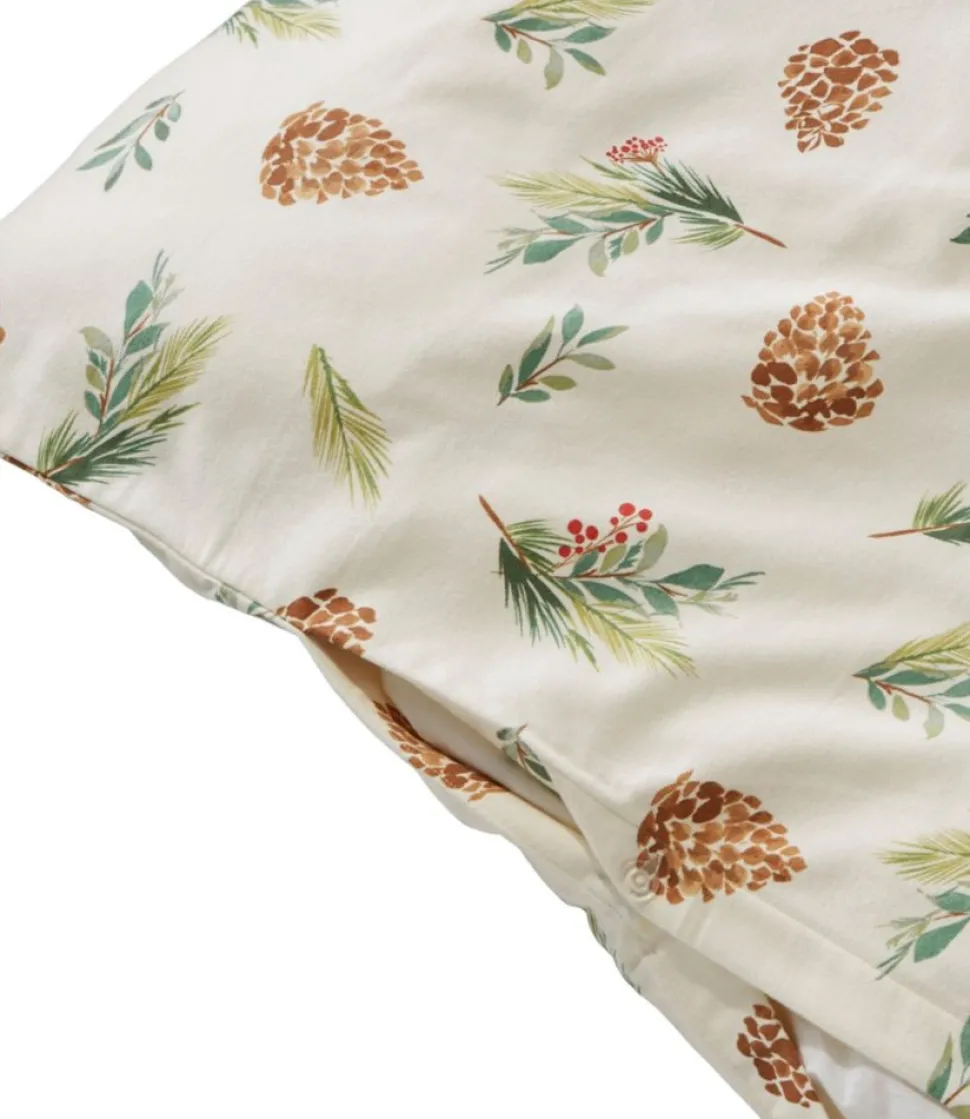 Shop L.L.Bean " Flannel Comforter Cover Collection" Evergreen
