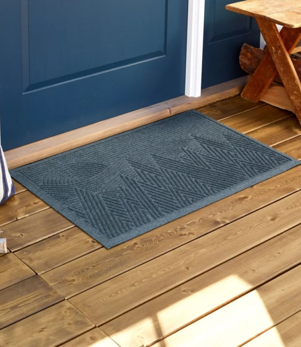 Online L.L.Bean "Everyspace Recycled Waterhog Doormat, Mountain Scene"