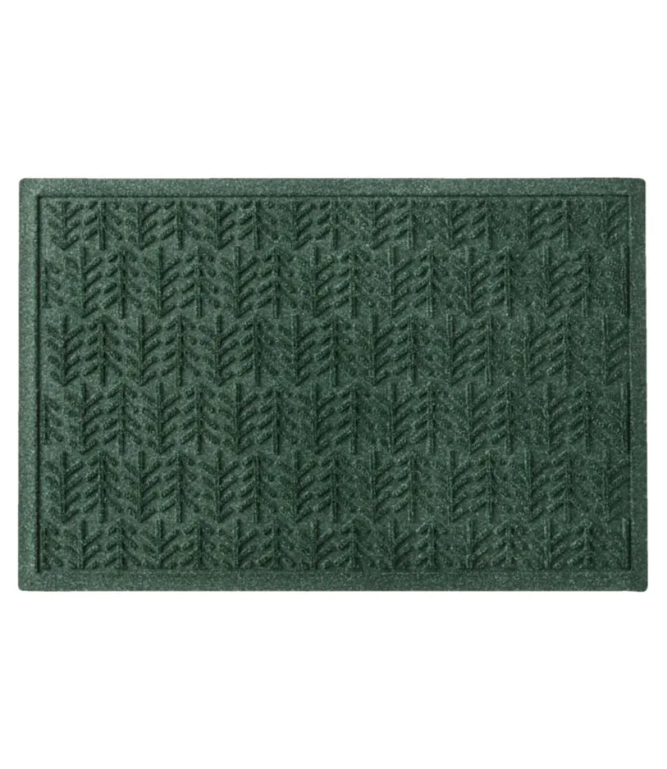 Cheap L.L.Bean "Everyspace Recycled Waterhog Doormat, Trees"