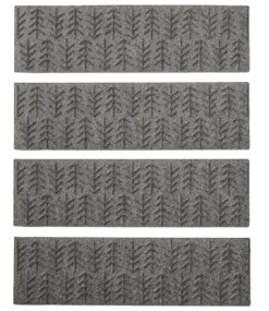 Best L.L.Bean "Everyspace Recycled Waterhog Mat, Stair Treads, Set of Four, Trees"