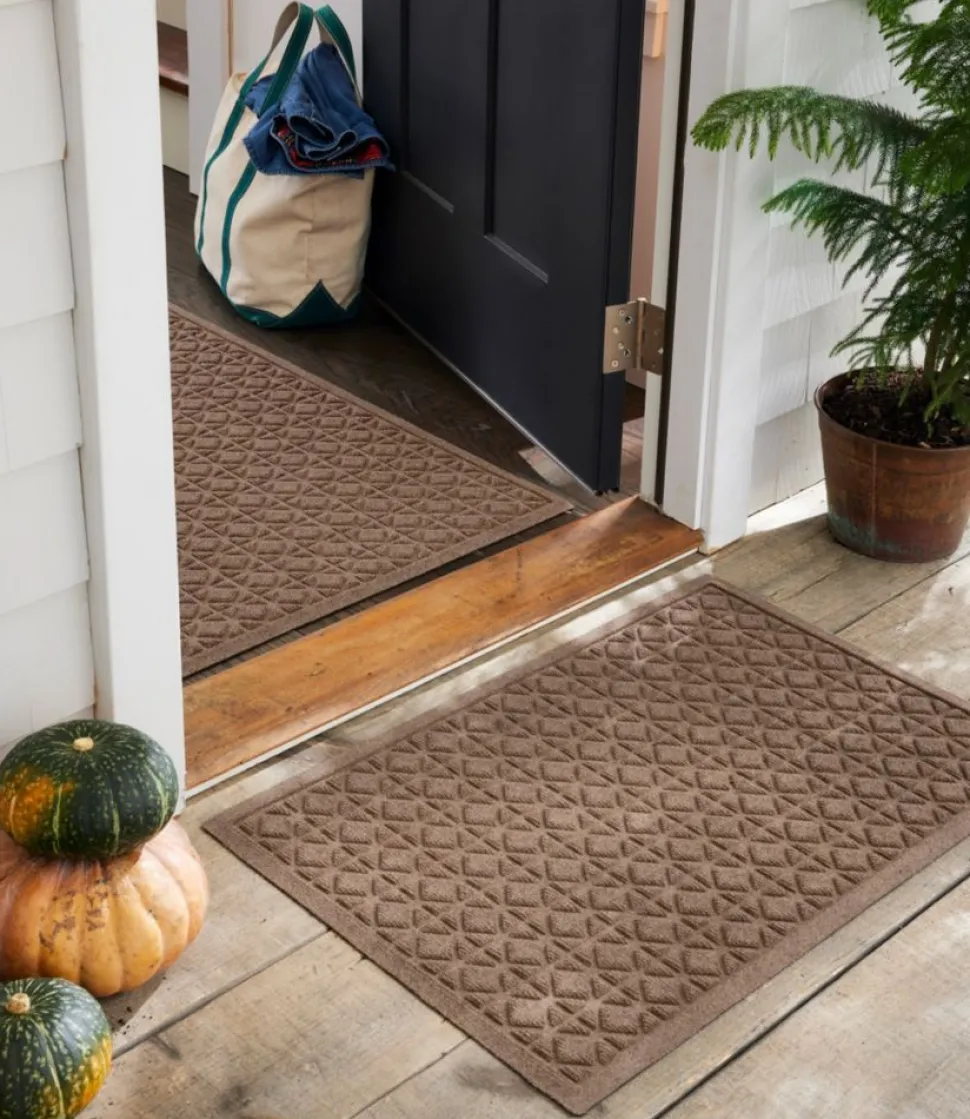 Clearance L.L.Bean "Everyspace Recycled Waterhog Doormat, Tiles"