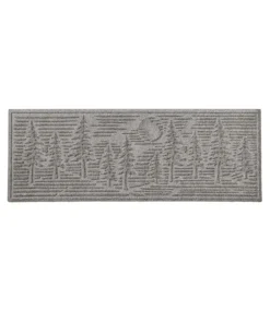 Fashion L.L.Bean "Everyspace Recycled Waterhog Runner, Pine Trees"