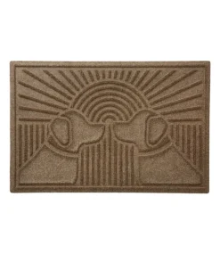 Online L.L.Bean "Everyspace Recycled Waterhog Doormat, Sunrise Dogs"