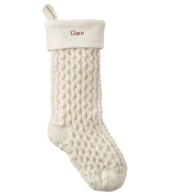 Clearance L.L.Bean "Fisherman's Knit Christmas Stocking"