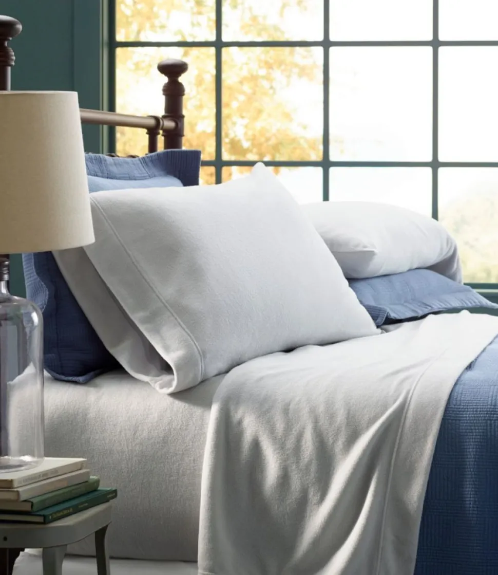 Best Sale L.L.Bean "Fleece Sheet Collection" MarinerBlue