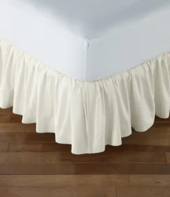 Best Sale L.L.Bean "Gathered Cotton Bed Skirt"