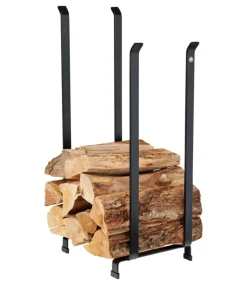 Hot L.L.Bean "Hearthside Log Holder, Tall" Black