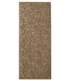 Shop L.L.Bean "Heavyweight Recycled Waterhog Mat Runner, Woodland Leaf"