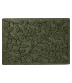 Online L.L.Bean "Heavyweight Recycled Waterhog Doormat, Woodland Leaf"