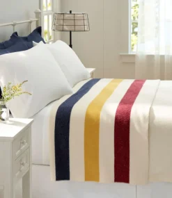 Best L.L.Bean "Heritage Chamois Flannel Sheet Collection" White