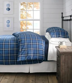 Shop L.L.Bean "Heritage Chamois Flannel Sheet Collection, Plaid"