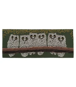 Discount L.L.Bean "Indoor/Outdoor Vacationland Runner, Owls" Multi